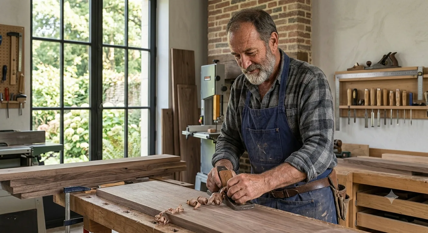 Portrait de Julien, menuisier-ébéniste indépendant à Rennes