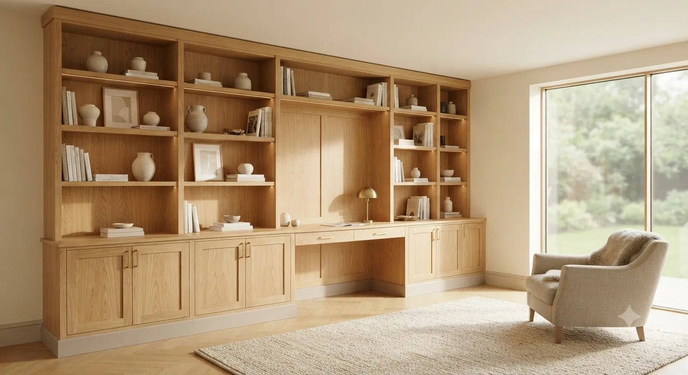 Agencement intérieur sur mesure en bois massif